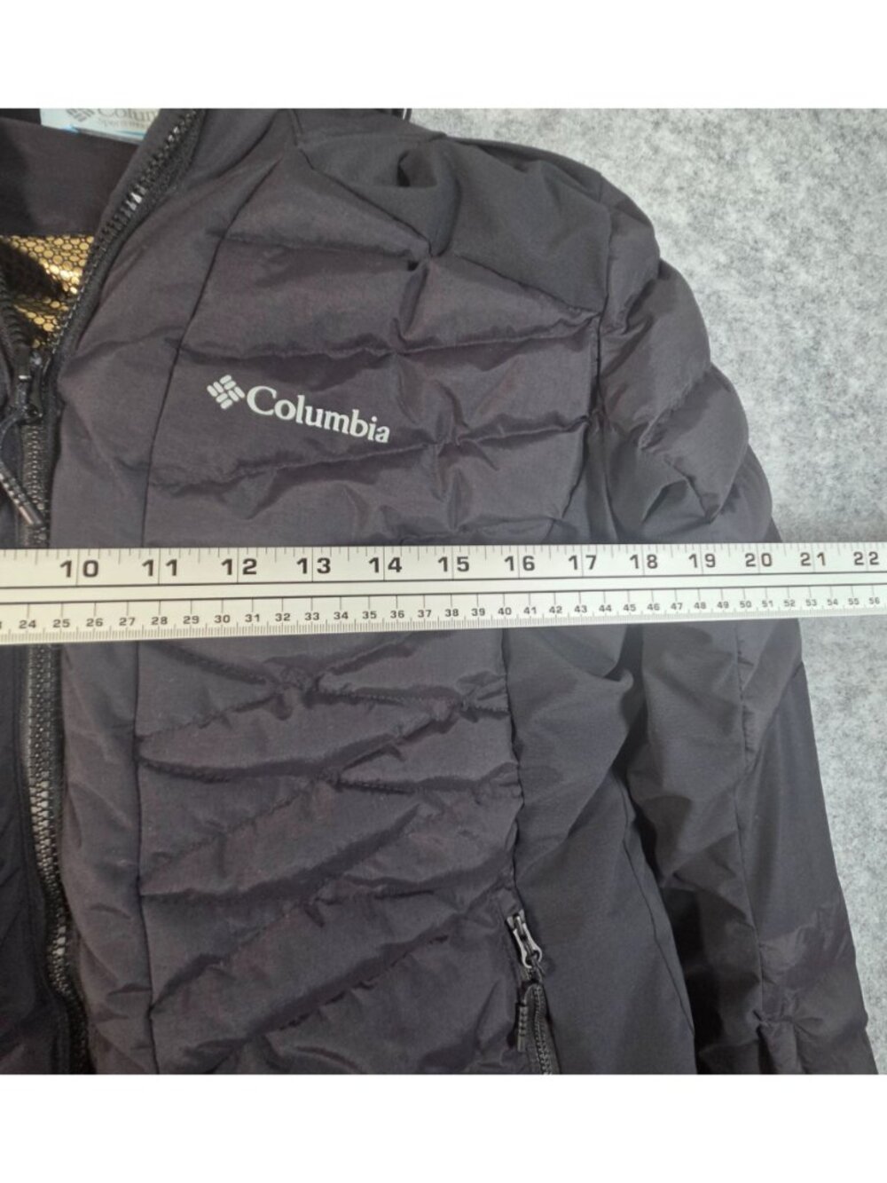 Columbia Black Hooded Puffer Jacket Lightweight Outdoor Size XL Gorpcore • Outdo - Picture 4 of 10